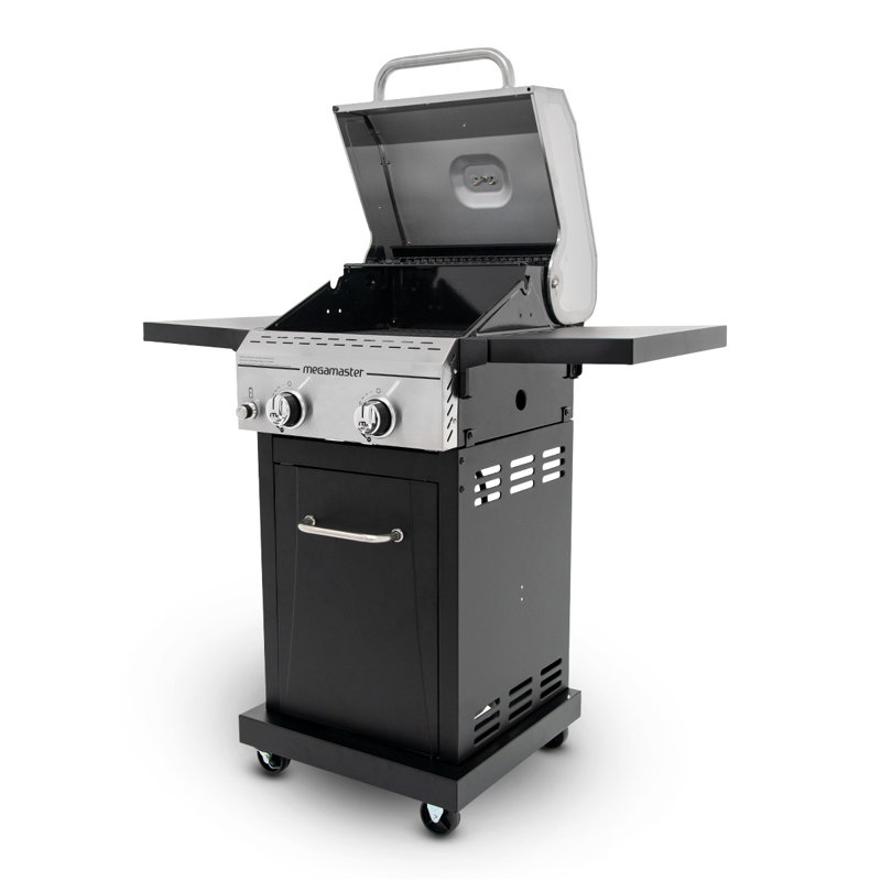 Megamaster 2Burner Propane Gas Grill with Side Shelf & Reviews Wayfair